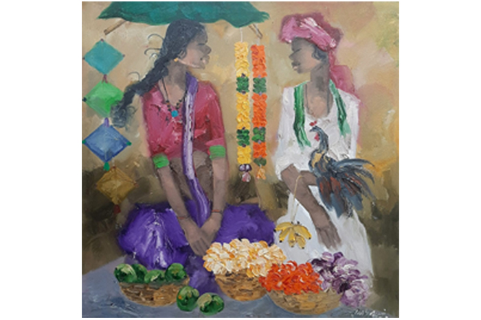 JMS015
Badami People - XII
Oil on Canvas
30 x 30 inches
2020
Available